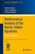 Lecture Notes in Mathematics 2254 - Mathematical Analysis of the Navier-Stokes Equations