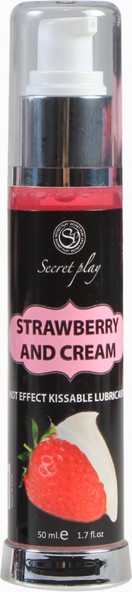 Goedkoopste Hot Effect Kissable Lubricant - Strawberry Cream