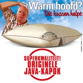 Original Java Natuur Kapok hoofdkussen |Koel en Fris slapen | Kapokkussen Dé oplossing tegen een Warm hoofd|60x70