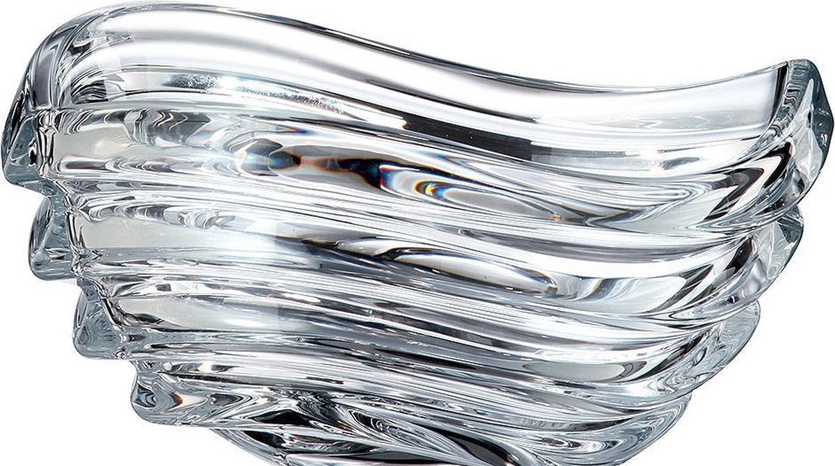 Crystal Bohemia Schaal Wave Kristal - 22 cm. - 1 stuk