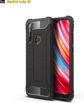 Voor Geschikt voor Xiaomi Redmi Note 8T Magic Armor TPU + pc-combinatiebehuizing (zwart)