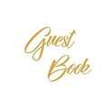 Gold Guest Book, Weddings, Anniversary, Party's, Special Occasions, Wake, Funeral, Memories, Christening, Baptism, Visitors Book, Guests Comments, Vacation Home Guest Book, Beach House Guest Book, Comments Book and Visitor Book (Hardback)