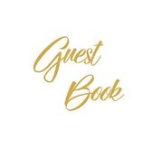 Gold Guest Book, Weddings, Anniversary, Party's, Special Occasions, Wake, Funeral, Memories, Christening, Baptism, Visitors Book, Guests Comments, Vacation Home Guest Book, Beach House Guest Book, Comments Book and Visitor Book (Hardback)