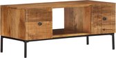 Salontafel Massief hout- koffietafel (Incl LW3D Klok) coffee table woonkamertafel