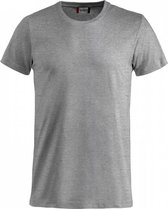 2-Pack Clique bodyfit T-shirt Grijs Maat L