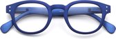 Amazotti Milano Leesbrillen Sterkte +2.25 - Set van 3+1 Extra - Blauw, Grijs, Transparant - Leesbril voor Heren en Dames