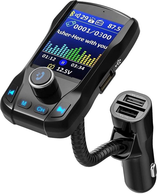 Middel vriendelijke groet lager Carkits FM-transmitters - Bluetooth FM-zender - Autoradio-adapter-  Handsfree bellen -... | bol.com