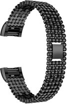 Beadstyle bandje Zwart geschikt voor Fitbit Charge 3 / Charge 4