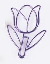 12x Paperclip Tulp - 4 cm - Paperclip Bloem