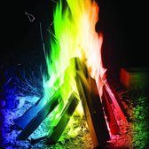 Magisch Vuur | Gekleurde Vlammen | Magical Fire | Kampvuur Spektakel | Vuurkorf Kleurendans | Colourful Flames | Openhaard Gekleurd Vuur | Magisch Kleur Poeder Vuur | 15 gram | 5 Stuks