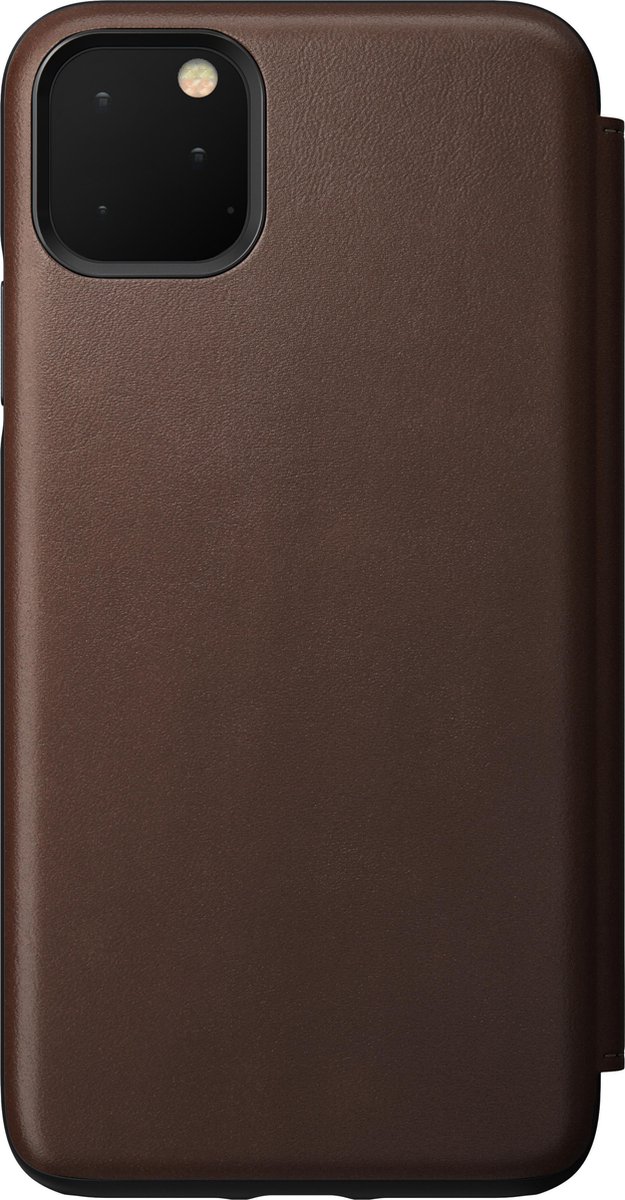 Nomad Rugged Folio case voor iPhone 11 Pro Max - Rustic Brown / Bruin