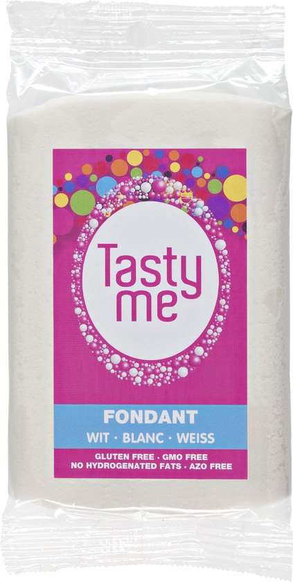Tasty Me Fondant - Fondant blanc 500 grammes. Pâte à sucre, Fondant et pâte  d'amande.