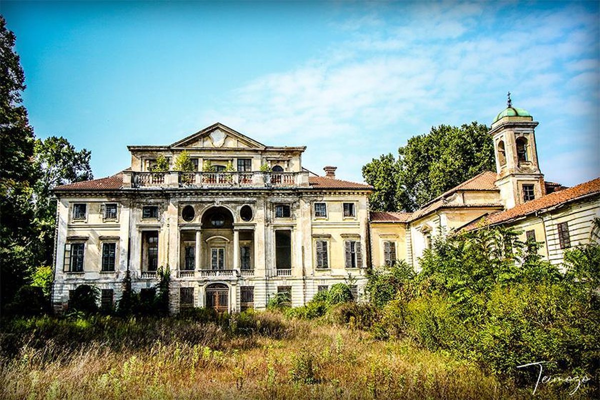 Teimozo | Wanddecoratie | "Bella Italia" | Zuiderse sfeer | Urbex | Urban exploring | Italië | Alu Di-Bond | Metaal | Aluminium | 80 x 60 cm