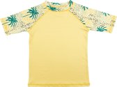Ducksday - UV shirt - korte mouw - 8 jaar - geel gestreept - upf50+