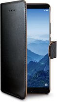 Celly - Huawei Mate 10 - Wally Bookcase Black - Openklap Hoesje Huawei Mate 10 - Huawei Case Black