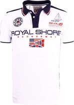 Geographical Norway Polo Shirt Wit Royal Shore Kamacho - M