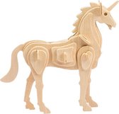 Bouwpakket 3D Puzzel Unicorn - hout