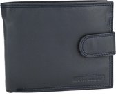 Massi Miliano Heren Billfold  Navy-blauw