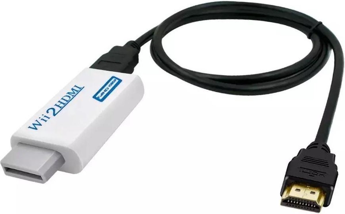 werkzaamheid Schilderen Schrijf een brief Converter geschikt voor Nintendo Wii naar HDMI - omvormer - adapter + HDMI  kabel 1.5 meter | bol.com