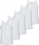 Meisjes hemden 100% Katoen – Witte Hemd maat 92-170 leeftijd 2-15 jaar 116/122