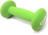 Care Fitness dumbell set - 2 x 2 kg - groen - neopreen