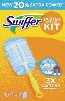 Swiffer Duster Kit - 1 poignée et 7 recharges de plumeau