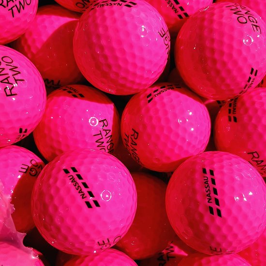 Walging Uitstroom Figuur Nassau - Range Two - Pink - 300 stuks - 2-piece golfballen | bol.com