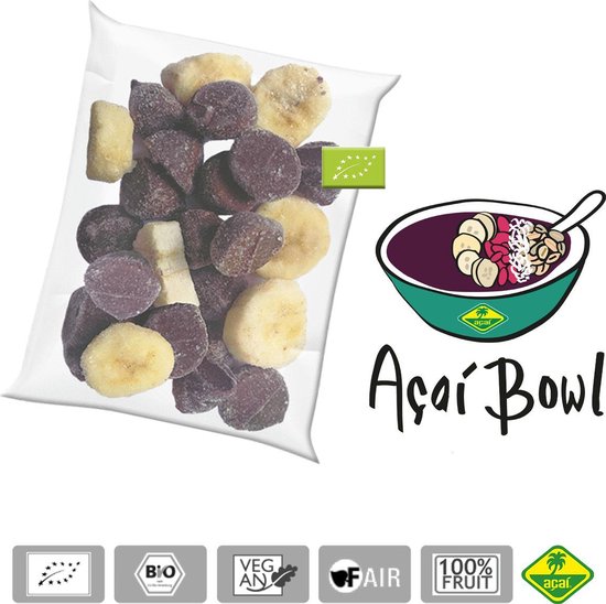 Langwerpig Geniet heks Acai bowl BIO – bevroren fruit puree (pulp) en IQF bowl packs - Acai fine  fruits club... | bol.com