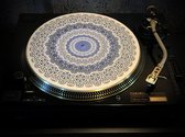 COGWHEEL DELFT Felt Zoetrope Turntable Slipmat 12" - Premium slip mat – Platenspeler - for Vinyl LP Record Player - DJing - Audiophile - Original art Design - Psychedelic Art