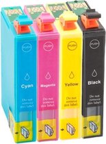 Print-Equipment Inkt cartridges / Alternatief multi pack voor Epson 502 XL zwart, rood, blauw, geel | Epson Expression Home XP 5100/ XP 5105/ Workforce