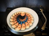 BABY GHOUL 1 Felt Zoetrope Turntable Slipmat 12" - Premium slip mat – Platenspeler - for Vinyl LP Record Player - DJing - Audiophile - Original art Design - Psychedelic Art