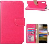 Sony Xperia L3 - Bookcase Roze - portemonee hoesje