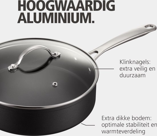 Brabantia Chrome Hapjespan à 24 cm