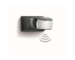 Steinel Bewegingssensor voor buiten en binnen - IS 1 - Infrarood bewegingsmelder - opbouw - IP54 - Zwart
