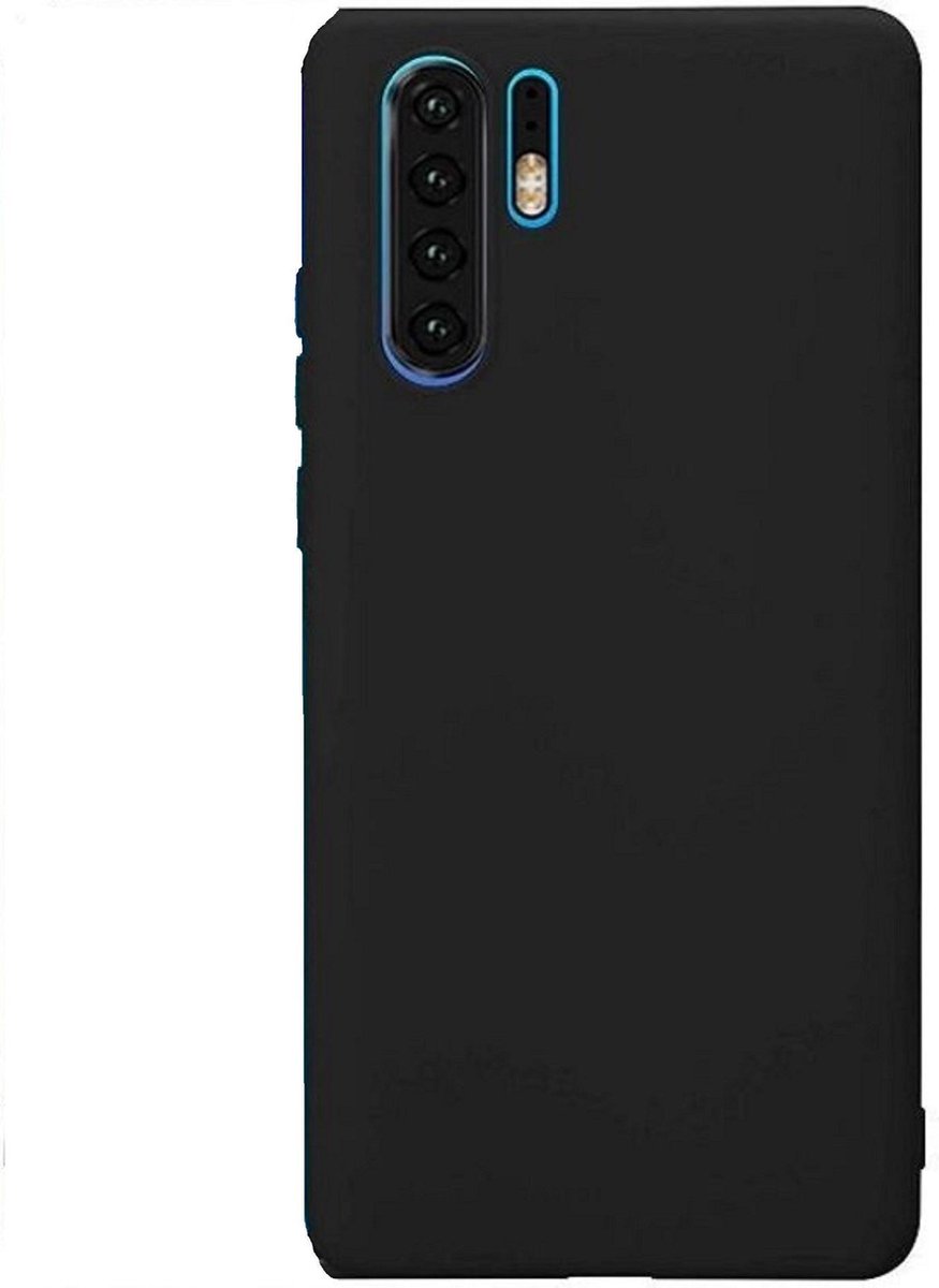 Huawei P30 pro silicone hoesje zwart