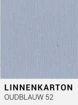 Linnenkarton 52 Oudblauw 30,5x30,5cm  240 gr.