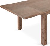 24Designs Alaska Eettafel Verlengstuk - L50 X B100 Cm - Massief Acaciahout