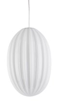 Leitmotiv Smart - Hanglamp - Glas - Ø20 x 30 cm - Wit