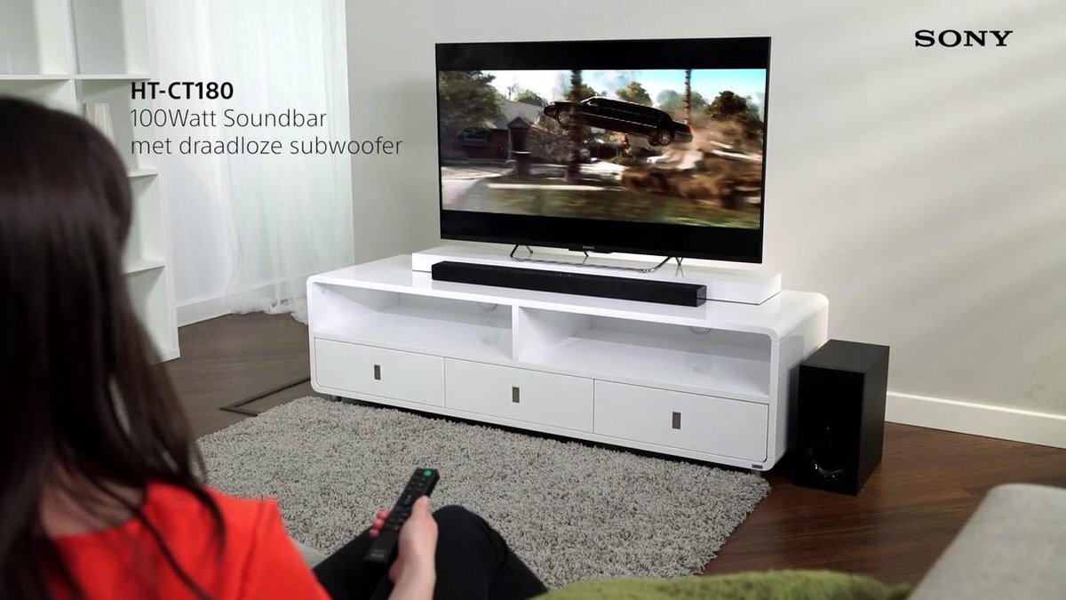 Sony HT-CT180 Soundbar met draadloze subwoofer bol
