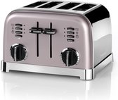 Cuisinart 4 Slice Toaster Broodrooster CPT180PIE  - 4 sleuven - Ontdooifunctie - Bagelfunctie - 6 standen - Roze