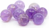 Améthyste de perles en vrac de pierres précieuses - 10 pièces (6 mm)