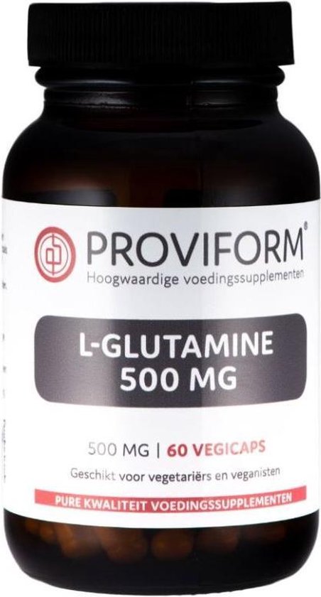 Proviform L-Glutamine 500 mg - 60 vegicaps - Aminozuren - Voedingssupplement  | bol.com