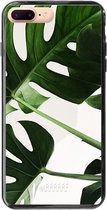 iPhone 8 Plus Hoesje TPU Case - Tropical Plants #ffffff