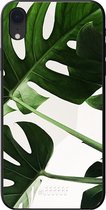iPhone Xr Hoesje TPU Case - Tropical Plants #ffffff