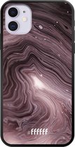 iPhone 11 Hoesje TPU Case - Purple Marble #ffffff