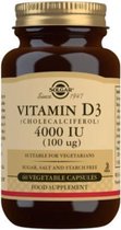 Vitamin D3 (Cholecalciferol) 4000 IU (100 µg) Vegetable Capsules - Pack of 60