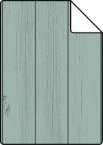 Proefstaal ESTAhome behang smalle sloophout planken saliegroen - 128852 - 26,5 x 21 cm