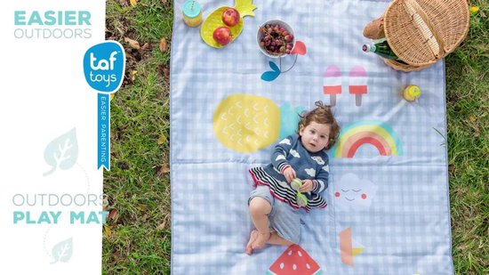 tiener verrader Afgrond Taf Toys Picknick speelkleed voor buiten – waterafstotende speelmat – 0 tot  99 jaar | bol.com