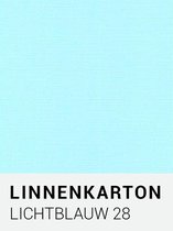 Linnenkarton 28 Lichtblauw 30,5x30,5cm  240 gr.