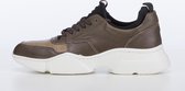 KAMPARA SNEAKER CROCO SPORT TAUPE MAAT 43